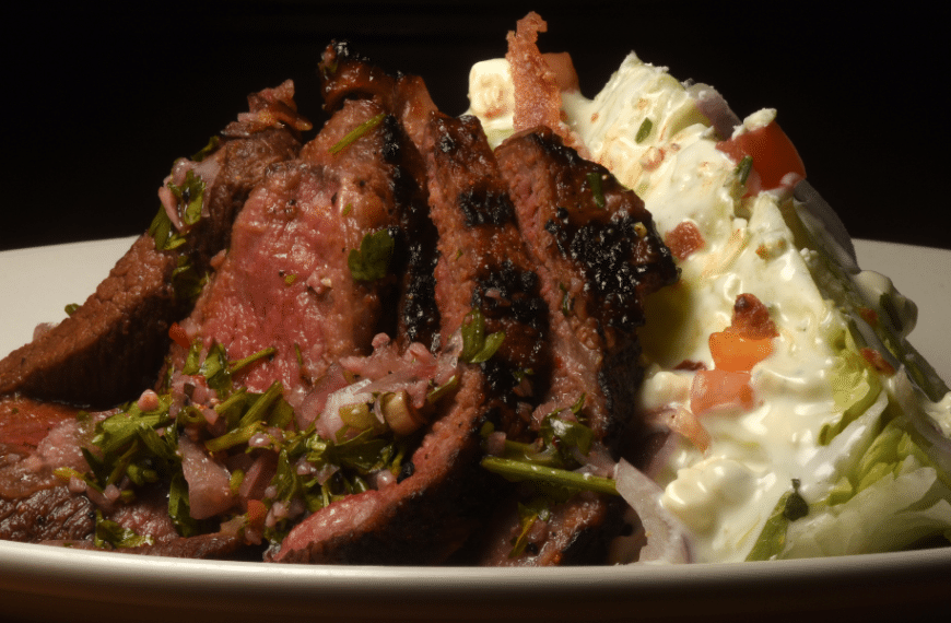 Steakhouse wedge salad