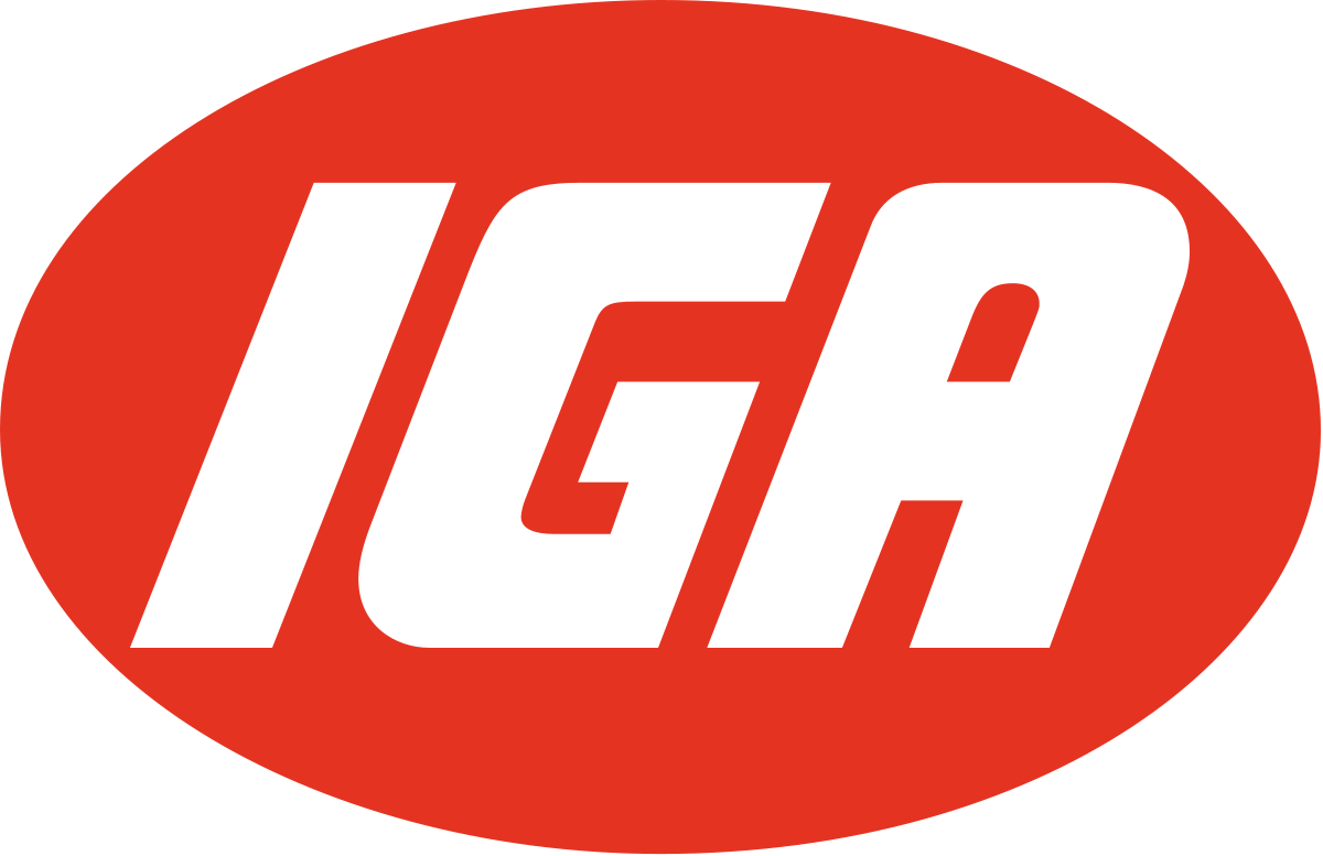 A theme logo of IGA